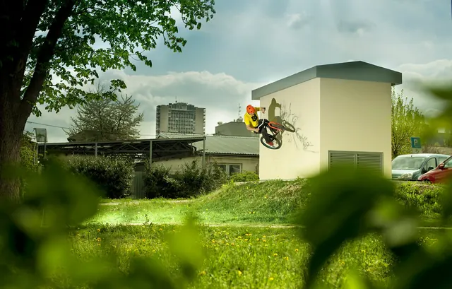 Mountain bike jump