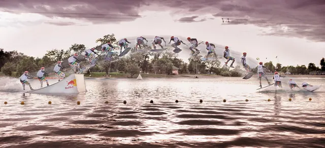 Wakeboard jump sequence
